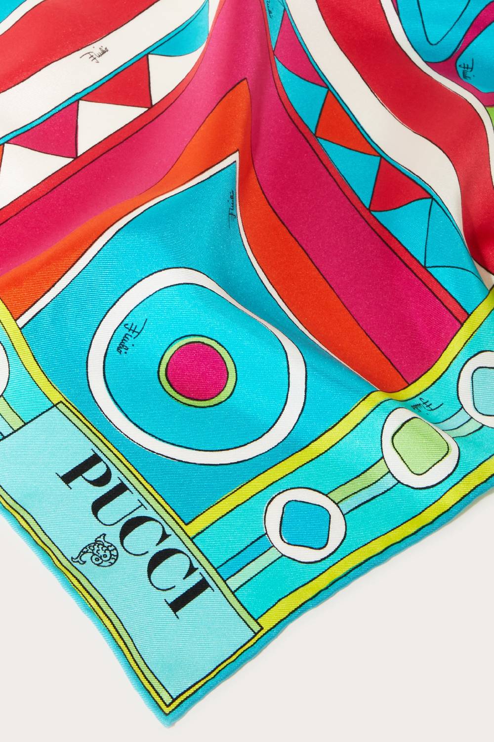 Pucci Foulard in seta con stampa Vivara In Vendita