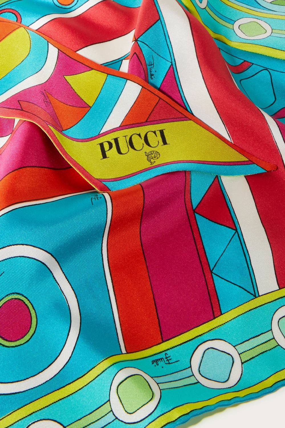 Pucci Foulard in seta con stampa Vivara In Vendita