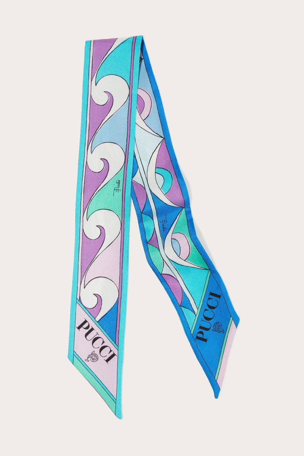 Pucci Foulard in seta con stampa Rombi Vendita Calda