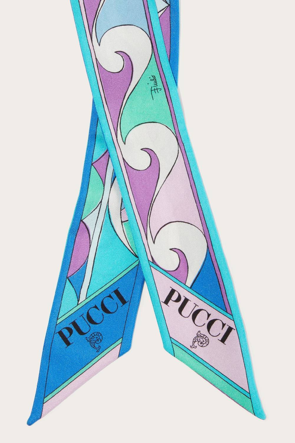Pucci Foulard in seta con stampa Rombi Vendita Calda