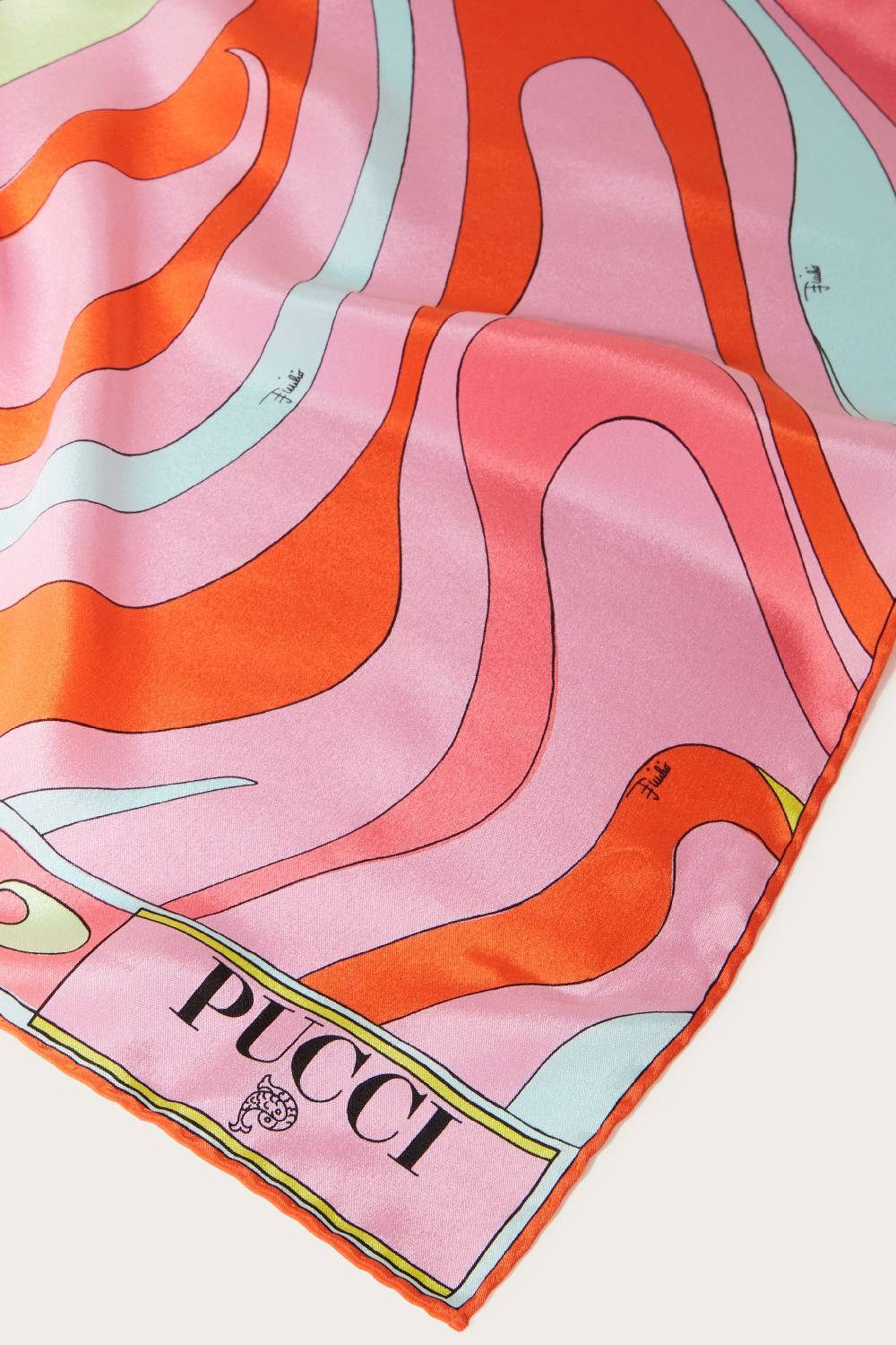 Pucci Foulard in seta con stampa Marmo Cyber Monday