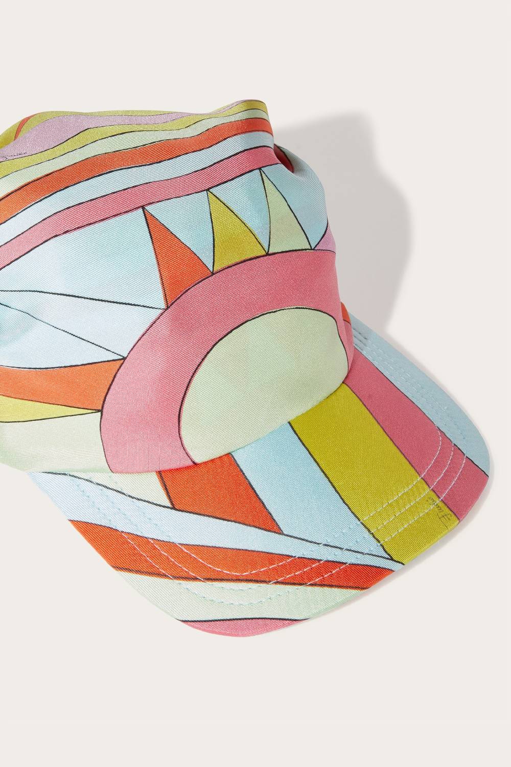 Pucci Cappello in seta con stampe Cigni e Iride Offerta Pasqua