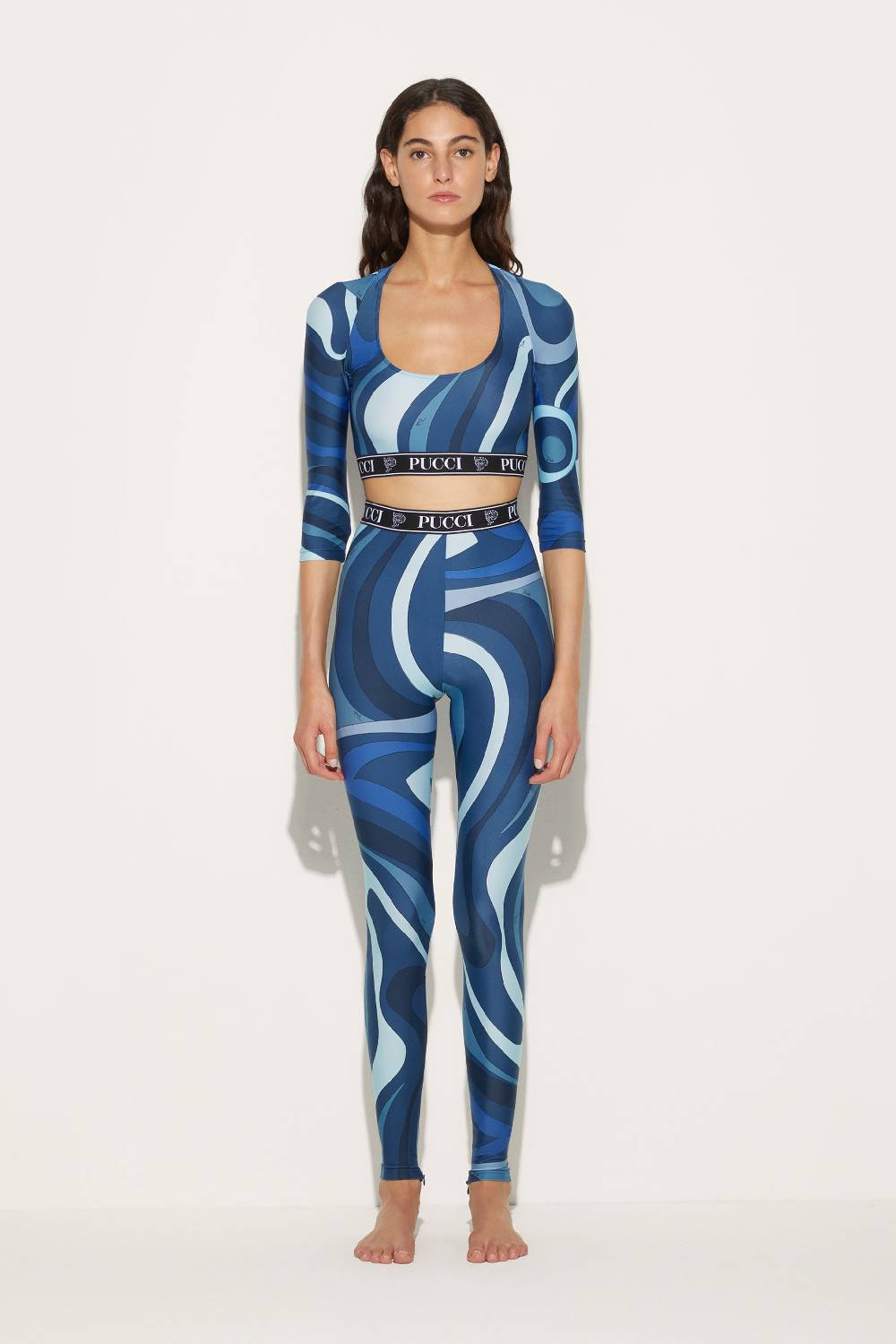 Pucci Leggings con stampa Marmo Super Saving Price