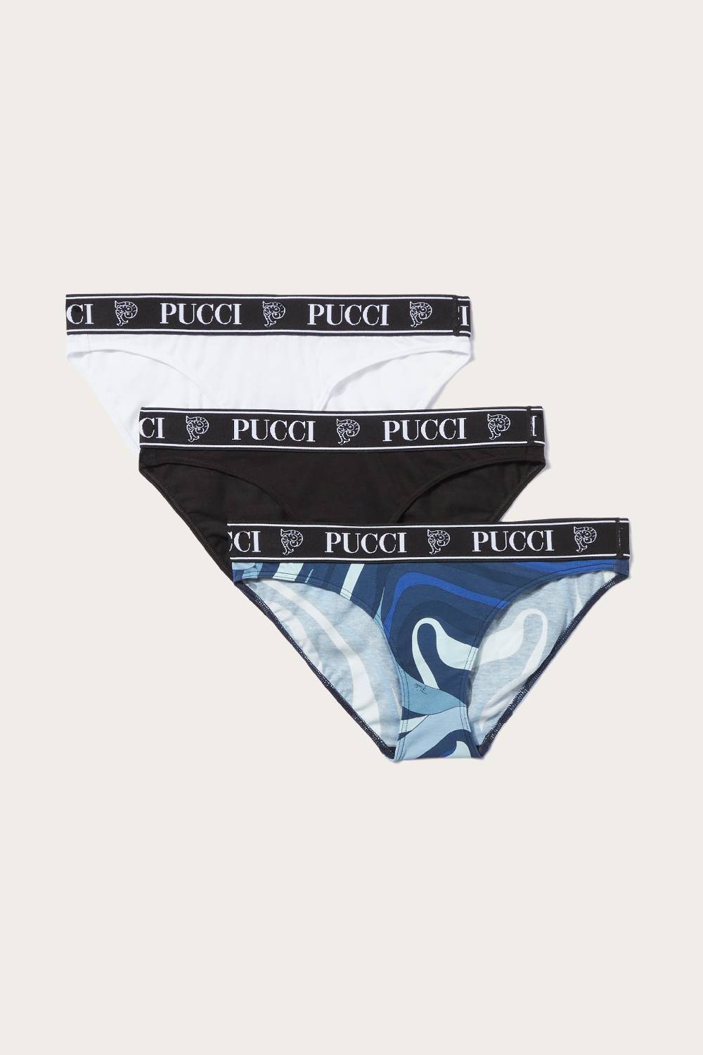 Pucci 3 Pack Slip con logo jacquard Ultimi due giorni