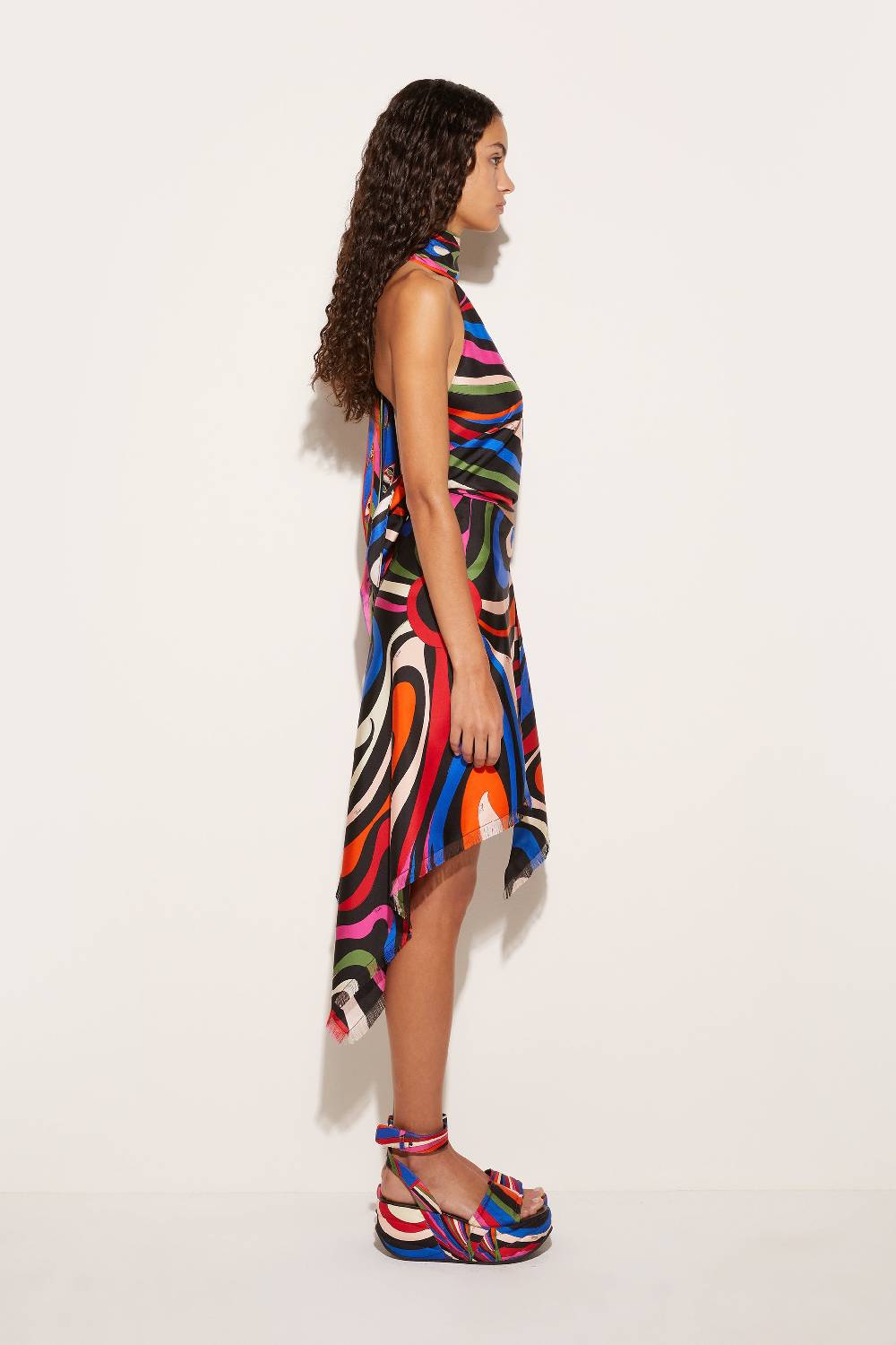 Pucci Top in seta con stampa Marmo Fino al 65% di sconto