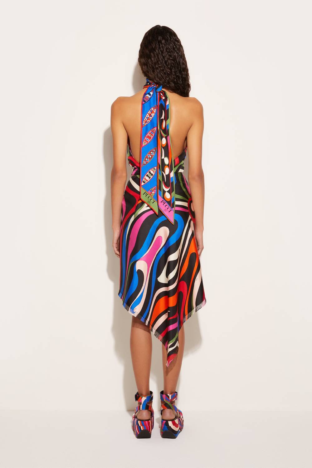 Pucci Top in seta con stampa Marmo Fino al 65% di sconto