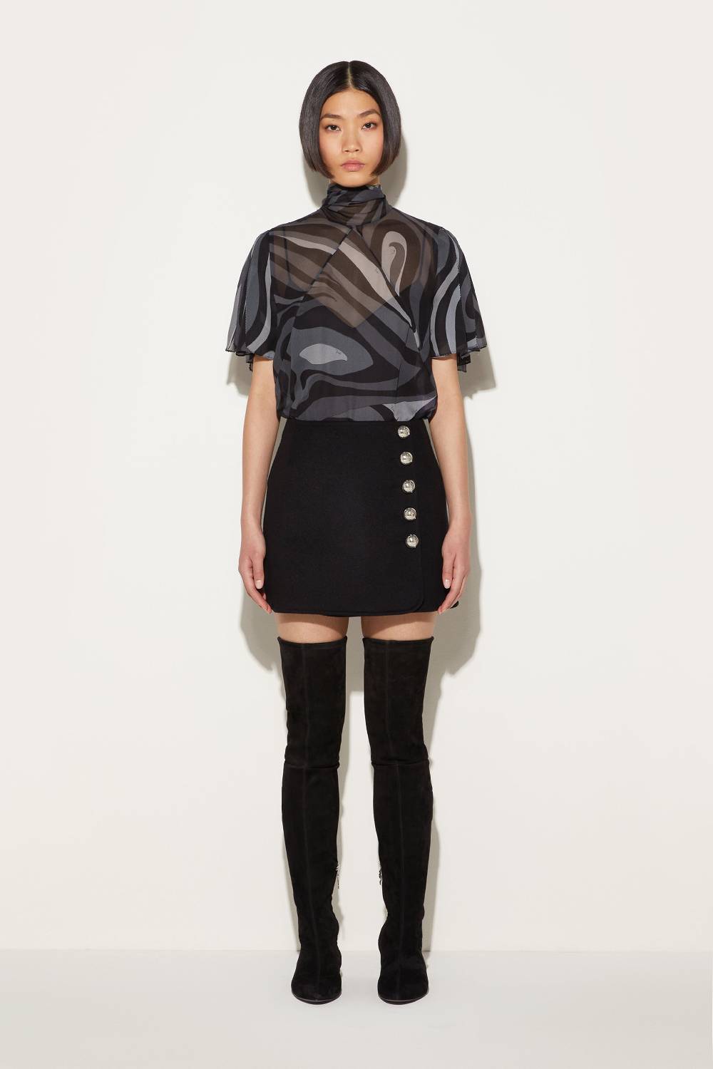 Pucci Minigonna con bottoni Super sconto