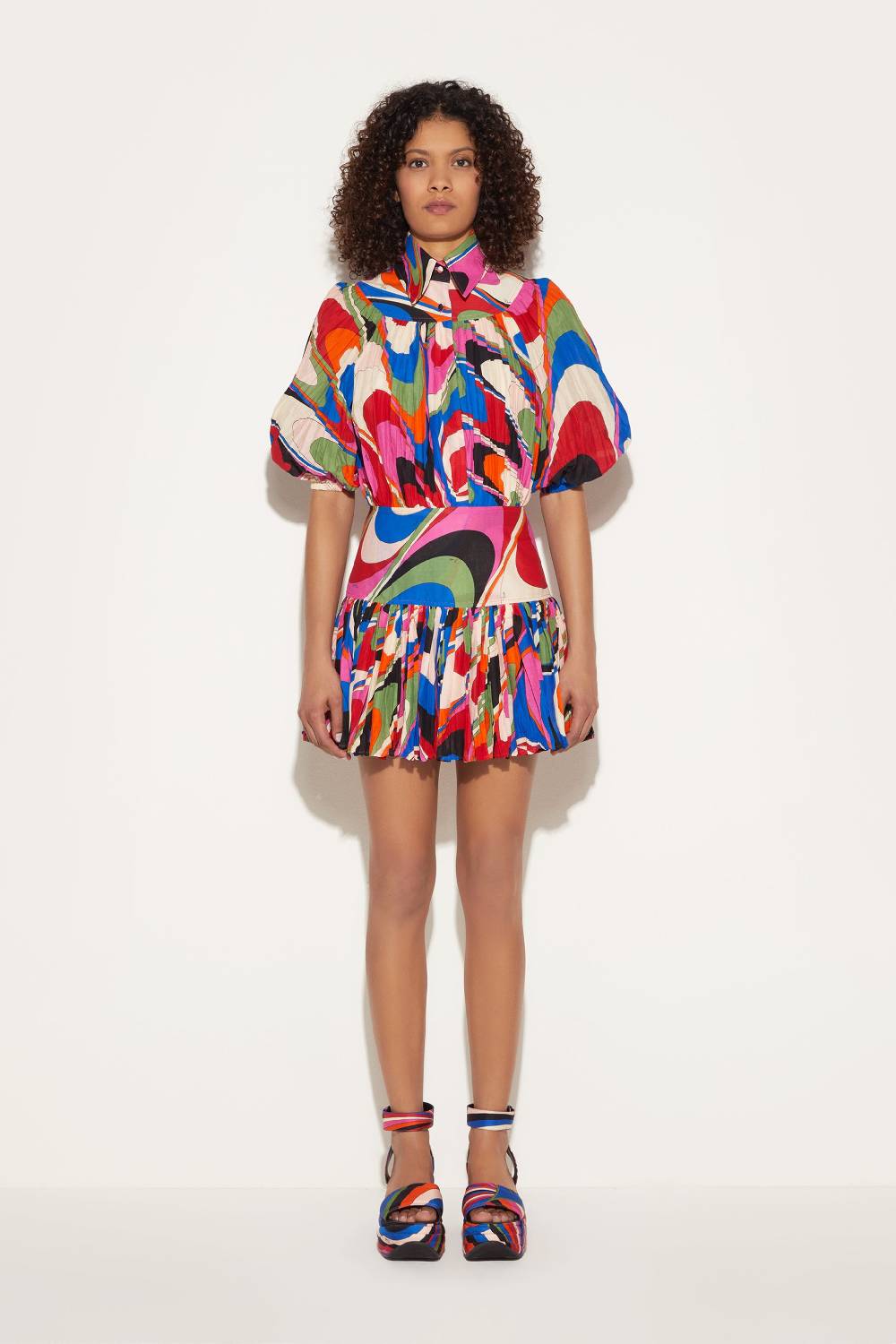 Pucci Mini abito con stampa Onde Duty-free