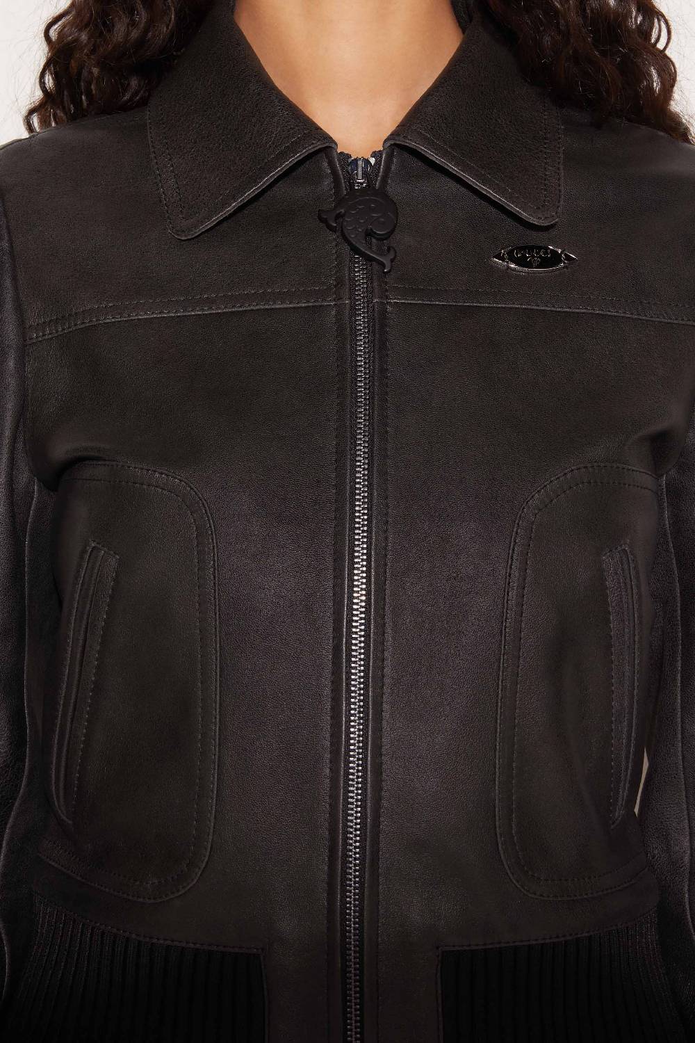 Pucci Bomber in pelle Consegna Veloce