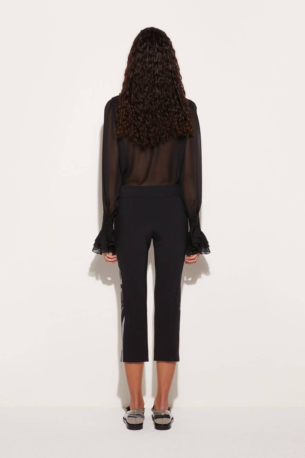 Pucci Pantaloni cropped con stampa Marmo Sottocosto