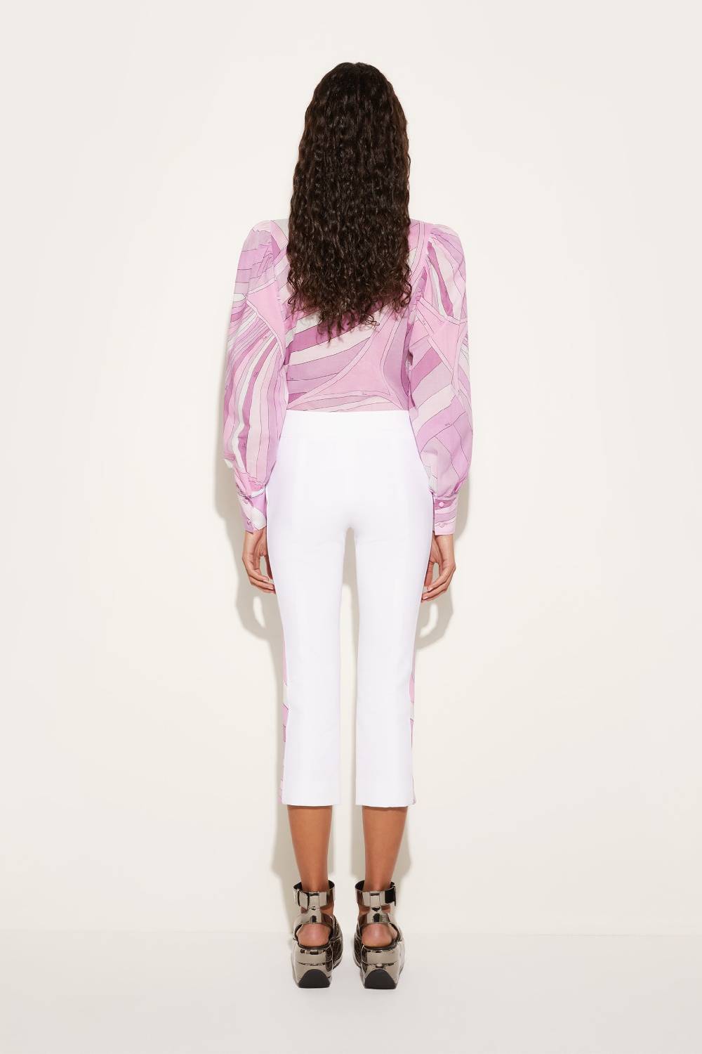 Pucci Pantaloni crop con inserti Iride In Saldo