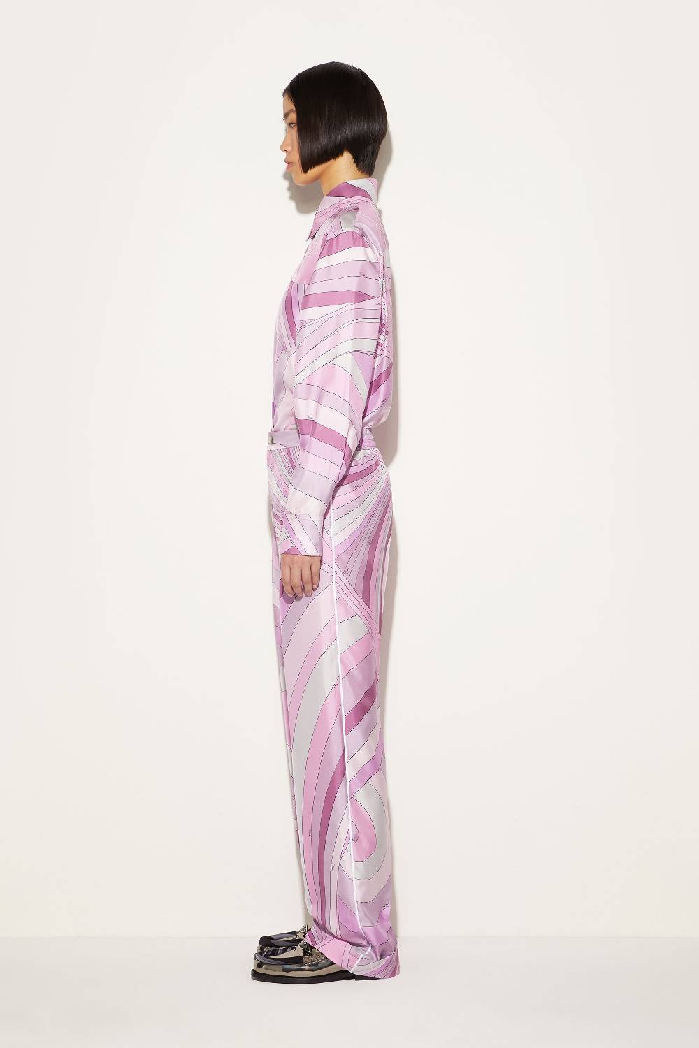 Pucci Pantaloni in seta con stampa Iride Sconto di tempo limitato