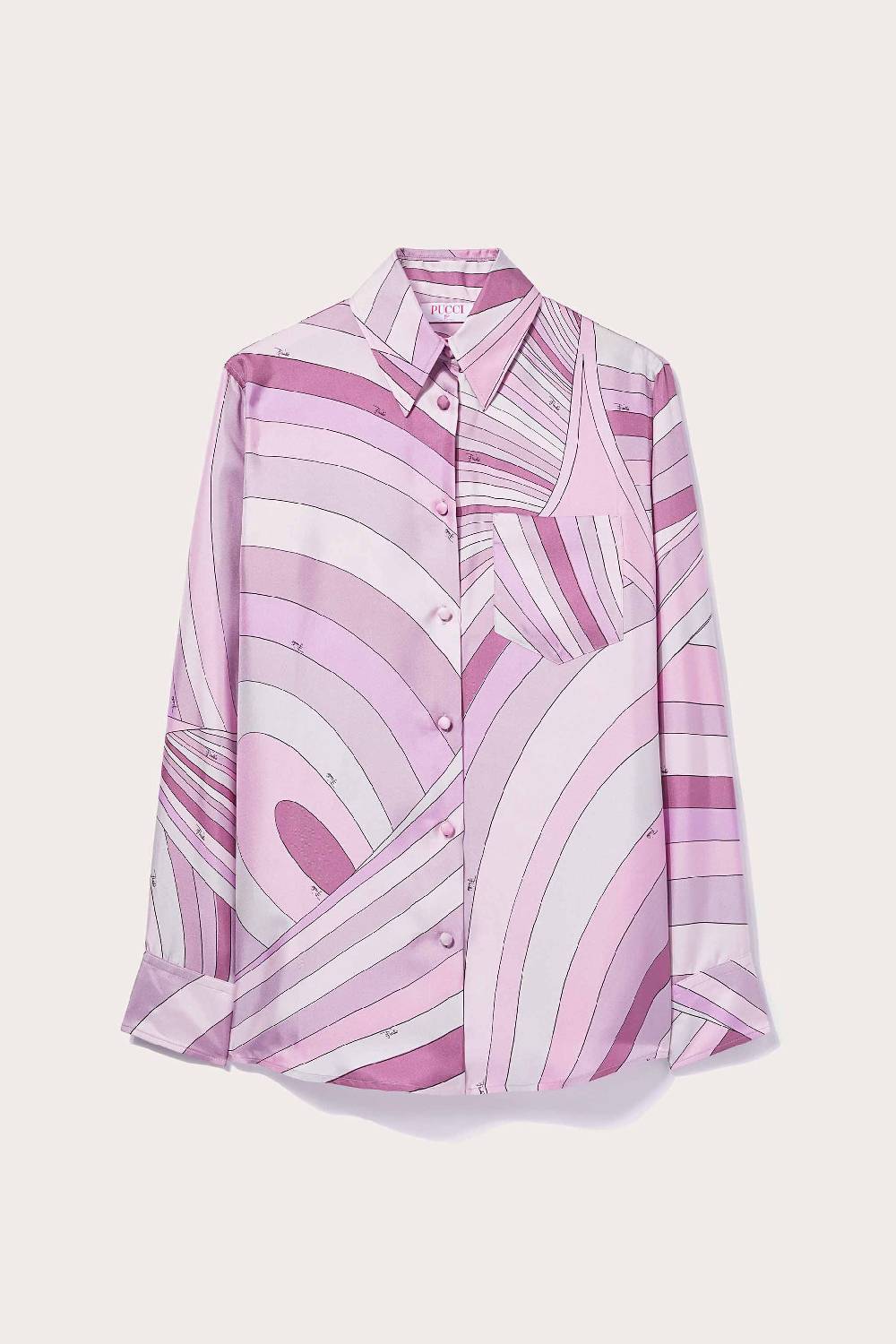 Pucci Camicia in seta con stampa Iride Offerta speciale