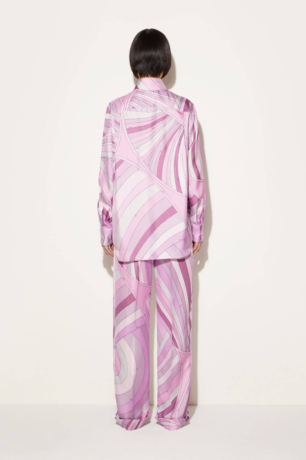 Pucci Camicia in seta con stampa Iride Offerta speciale