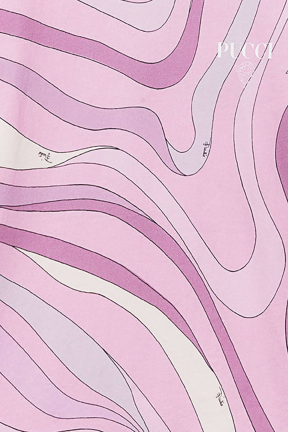Pucci T-shirt con stampa Marmo Comprare a buon mercato