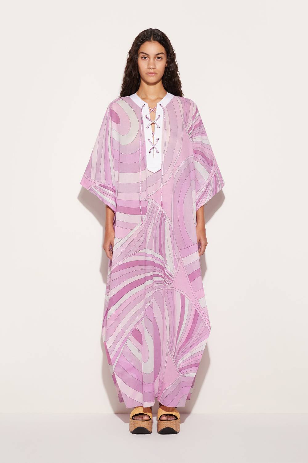 Pucci Abito kaftano con stampa Iride Flash Sale