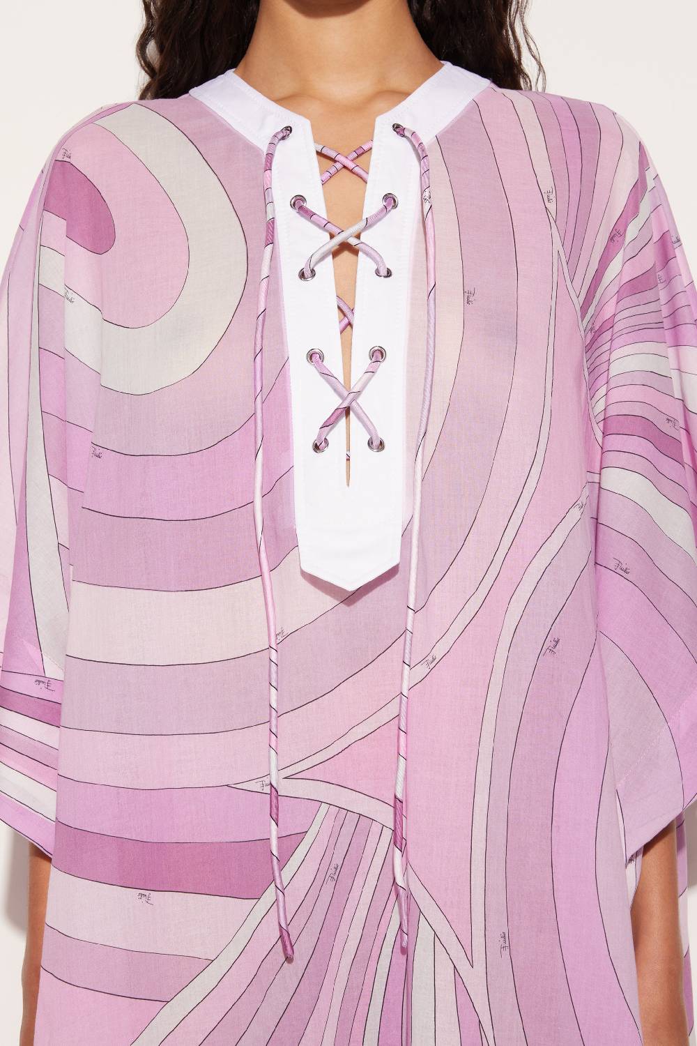 Pucci Abito kaftano con stampa Iride Flash Sale