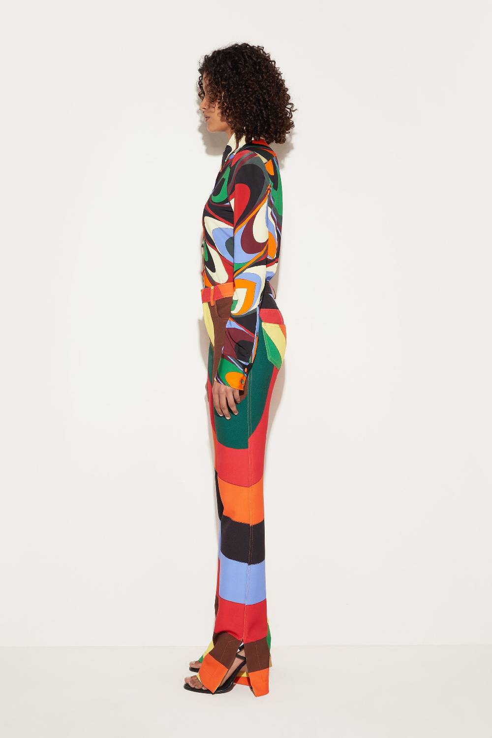 Pucci Pantaloni con stampa Iride Offerta San Valentino