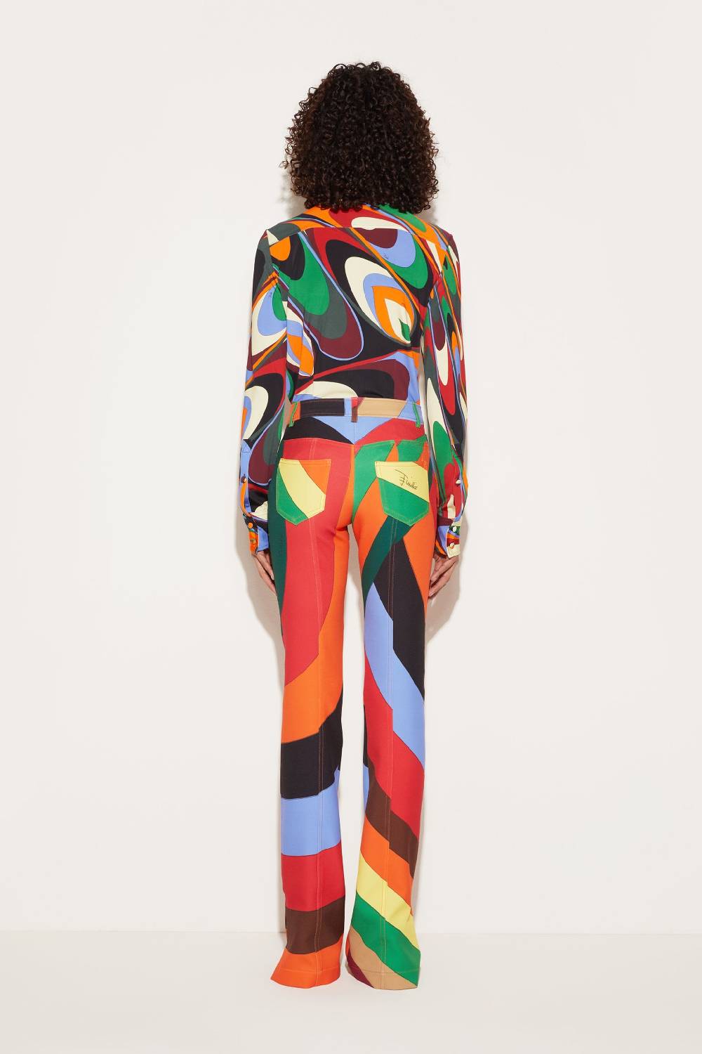 Pucci Pantaloni con stampa Iride Offerta San Valentino