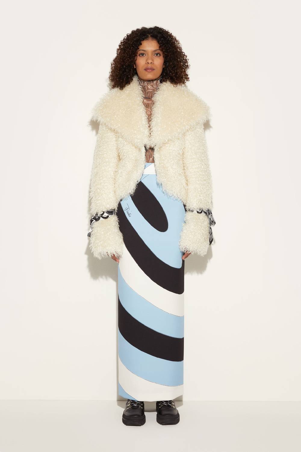 Pucci Cappotto in shearling sintetico Latest fashion