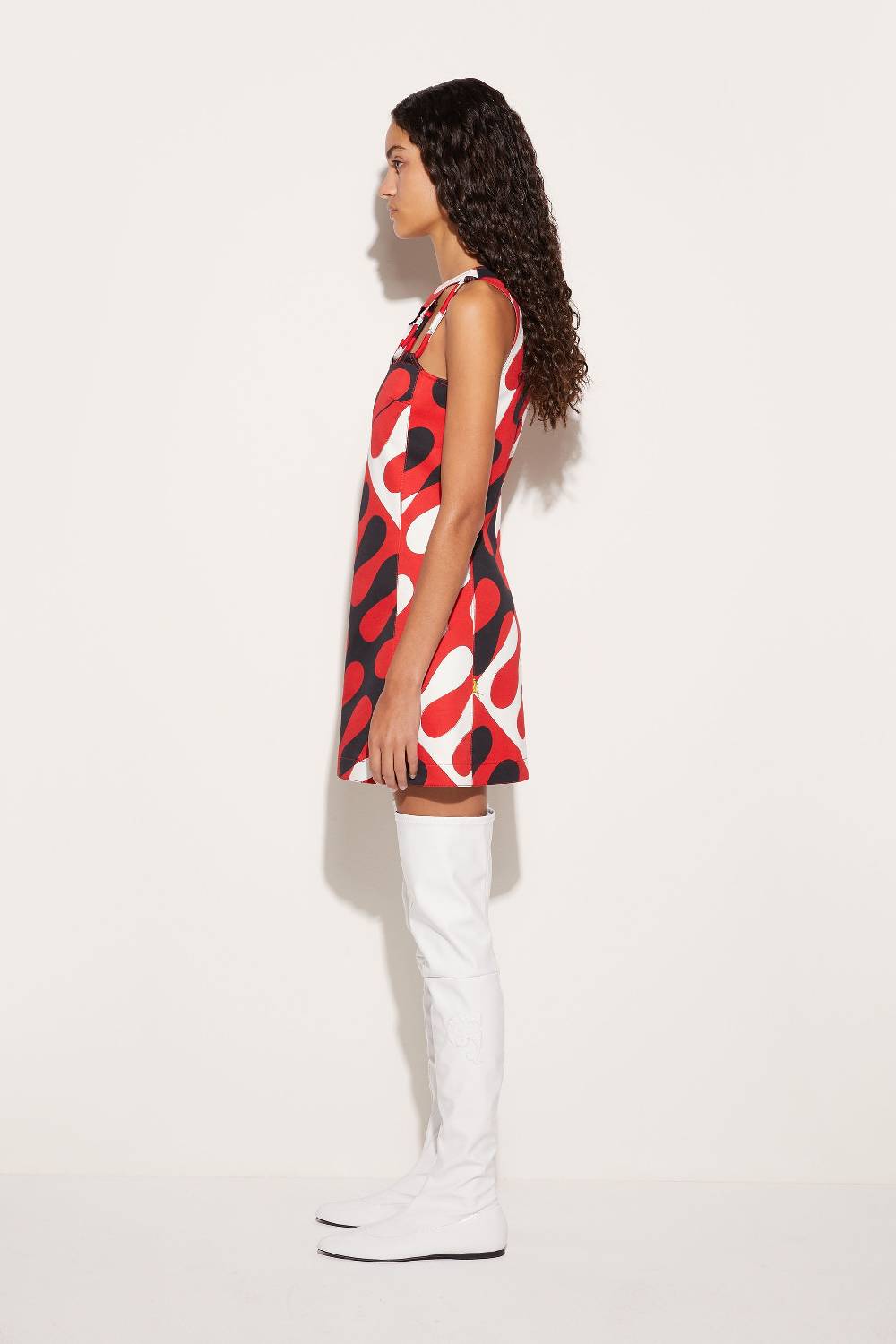 Pucci Mini abito con cut-out e stampa Leocorno Liquidazione