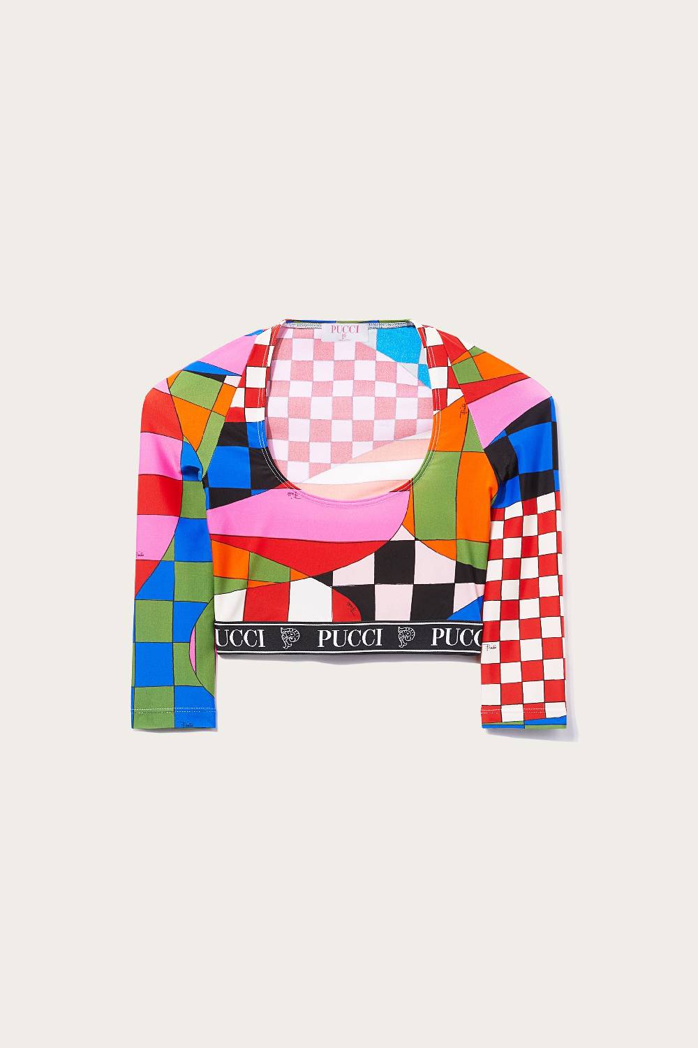 Pucci Crop top con stampa Giardino Offerta settimanale