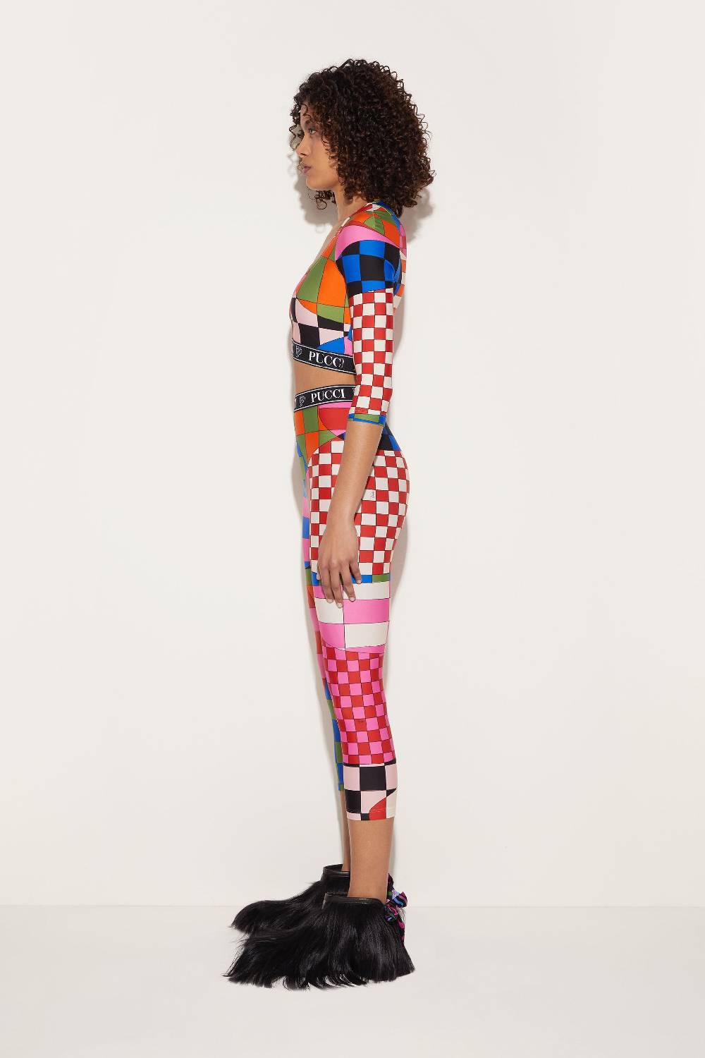 Pucci Crop top con stampa Giardino Offerta settimanale