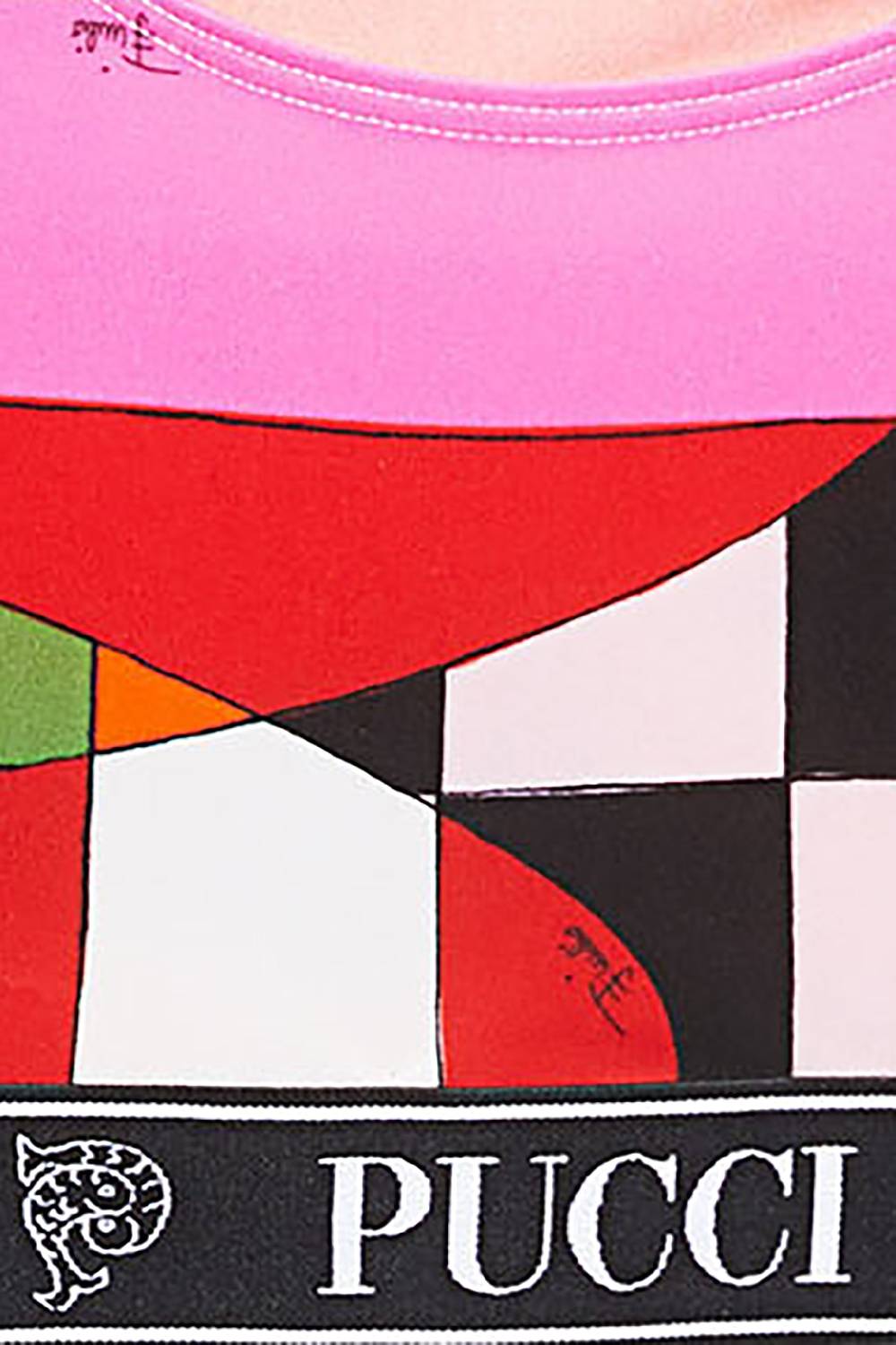 Pucci Crop top con stampa Giardino Offerta settimanale