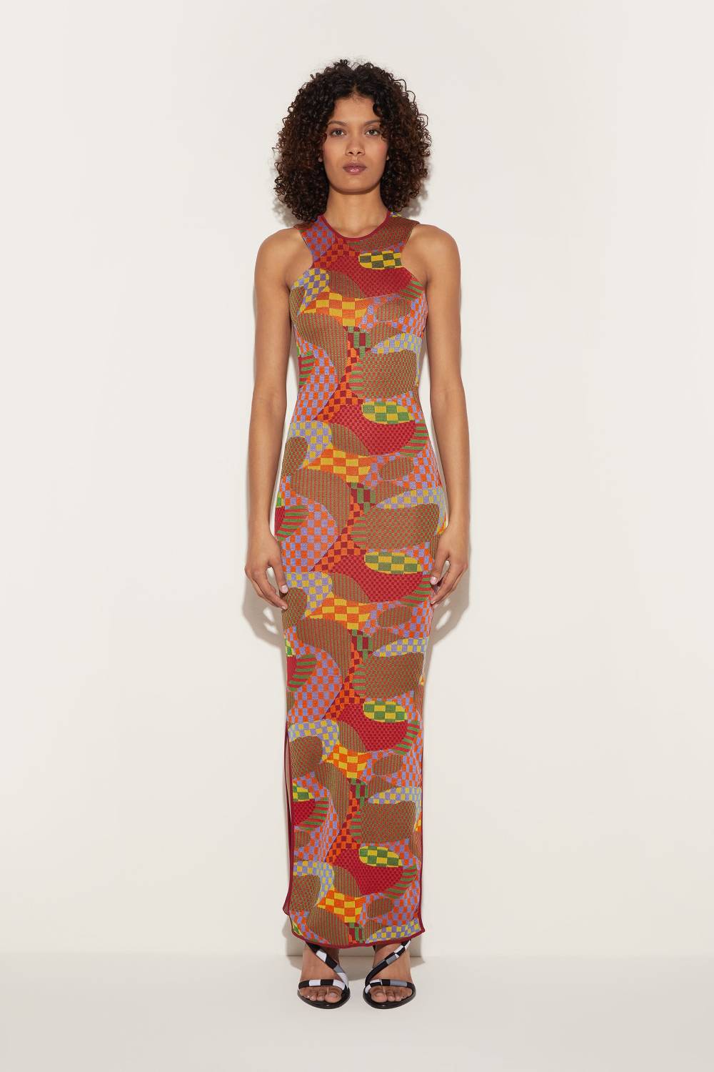 Pucci Abito lungo jacquard con motivo Giardino Rilascio limitato