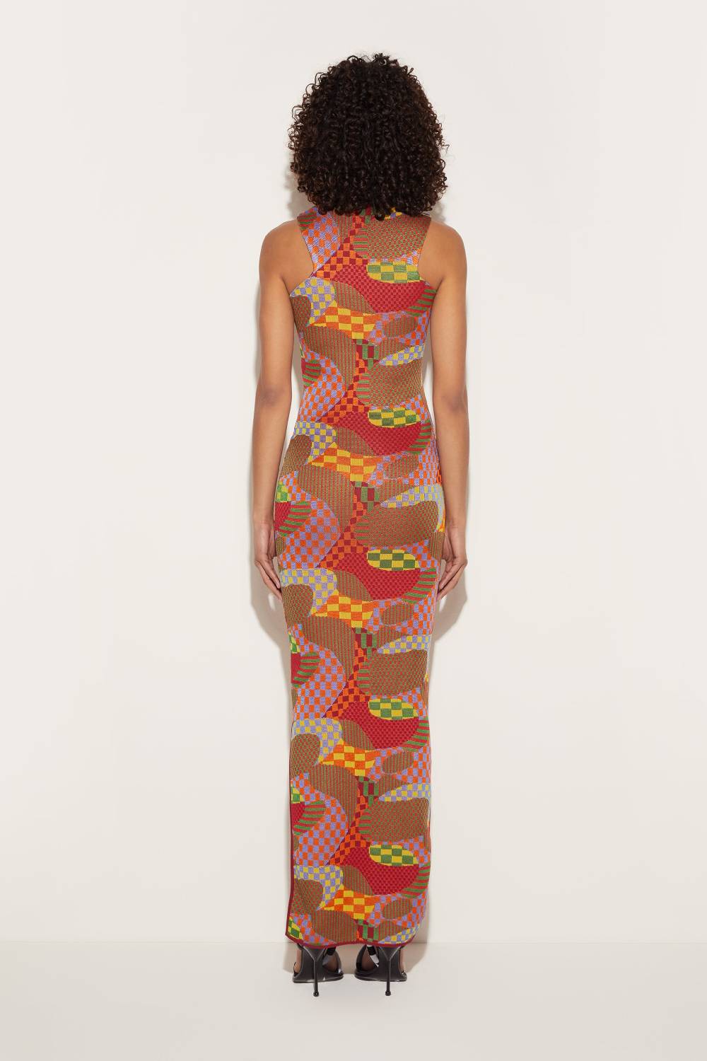 Pucci Abito lungo jacquard con motivo Giardino Rilascio limitato