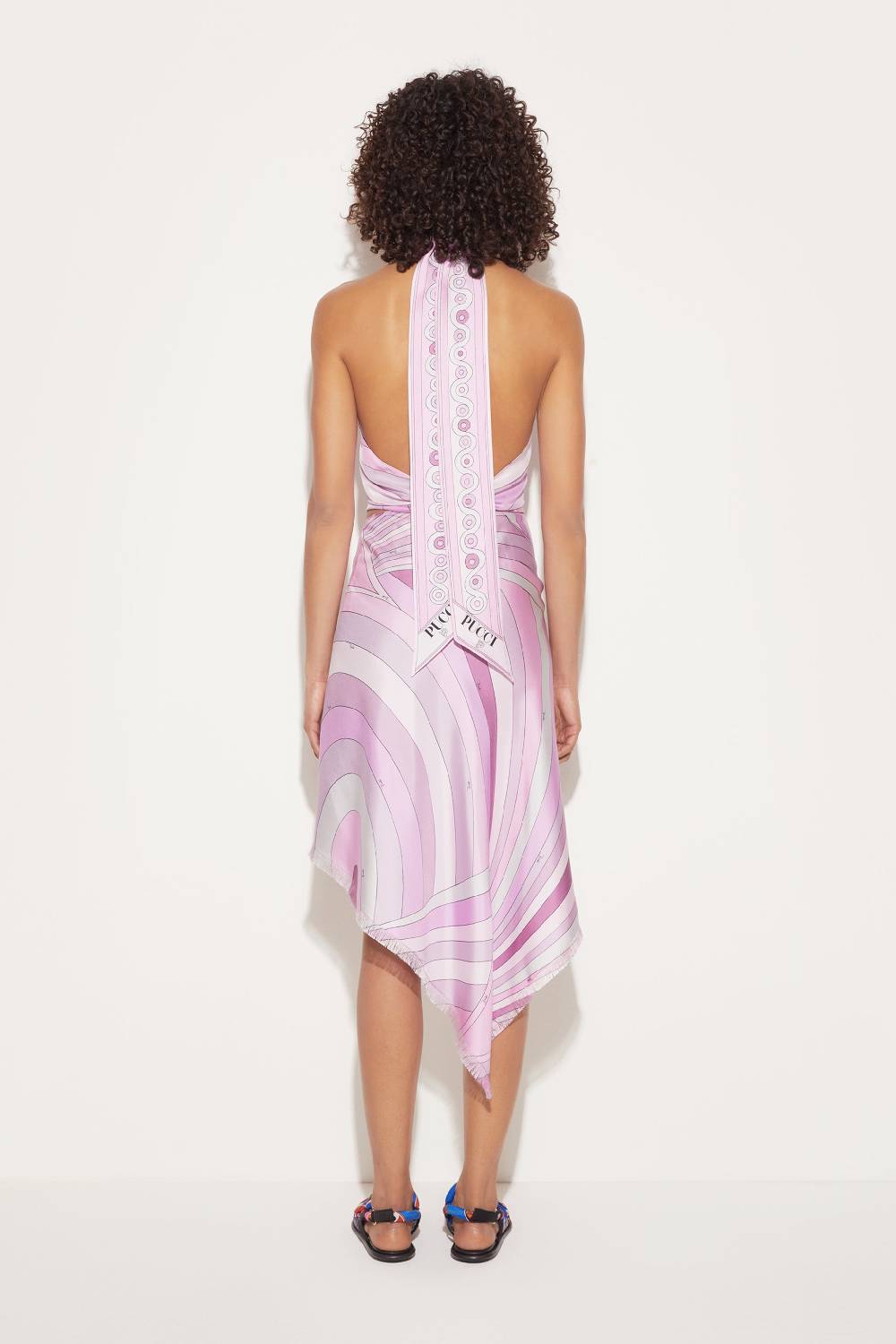 Pucci Top in seta con stampa Iride Enormi sconti