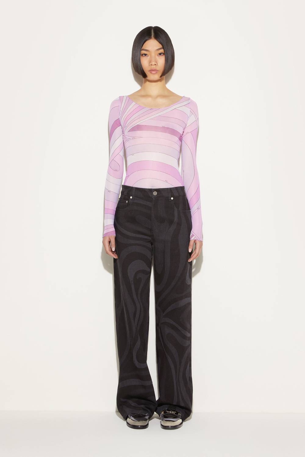 Pucci Top con stampa Iride 50% di sconto con spedizione gratuita