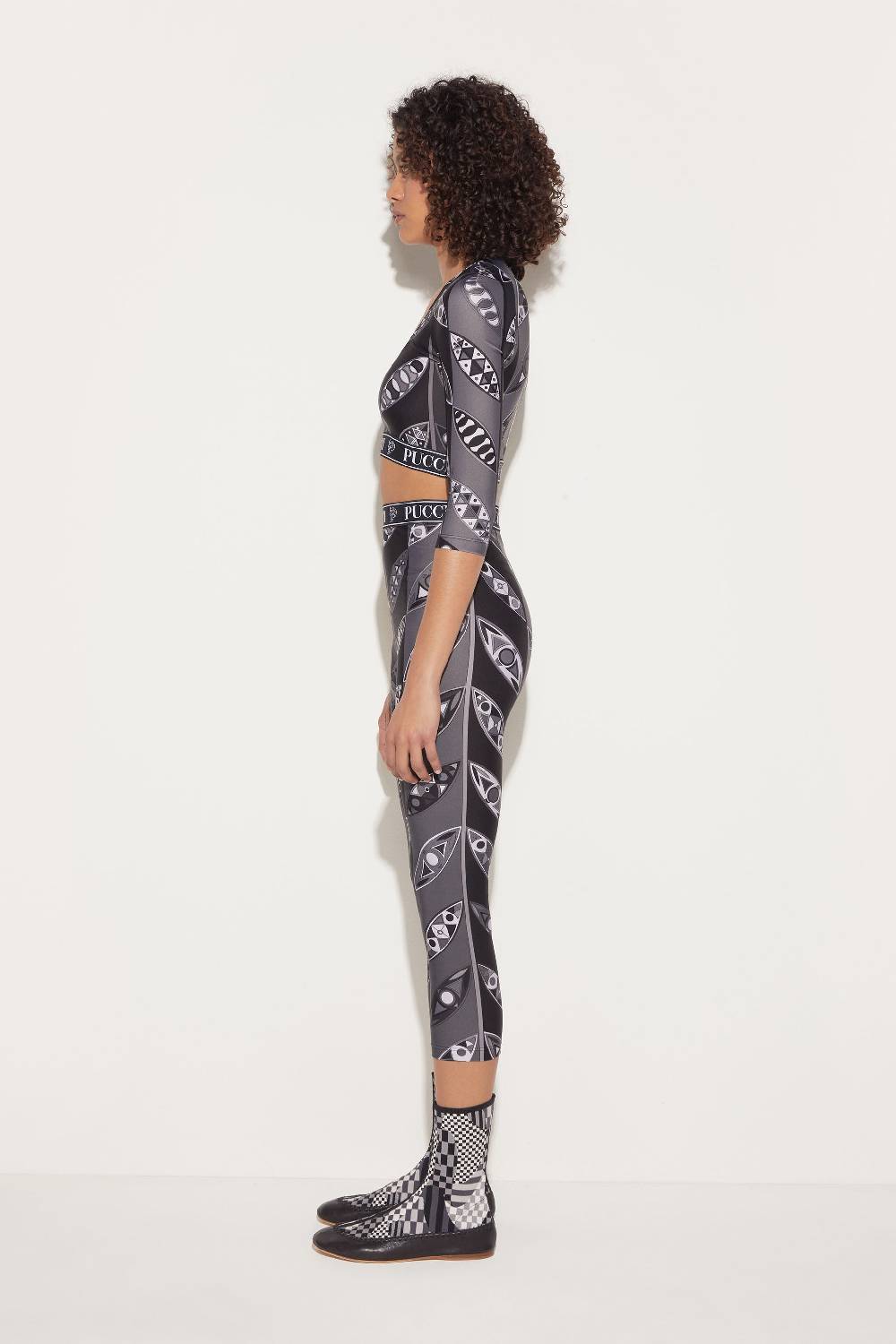 Pucci Leggings con stampa Girandole Esporta salva