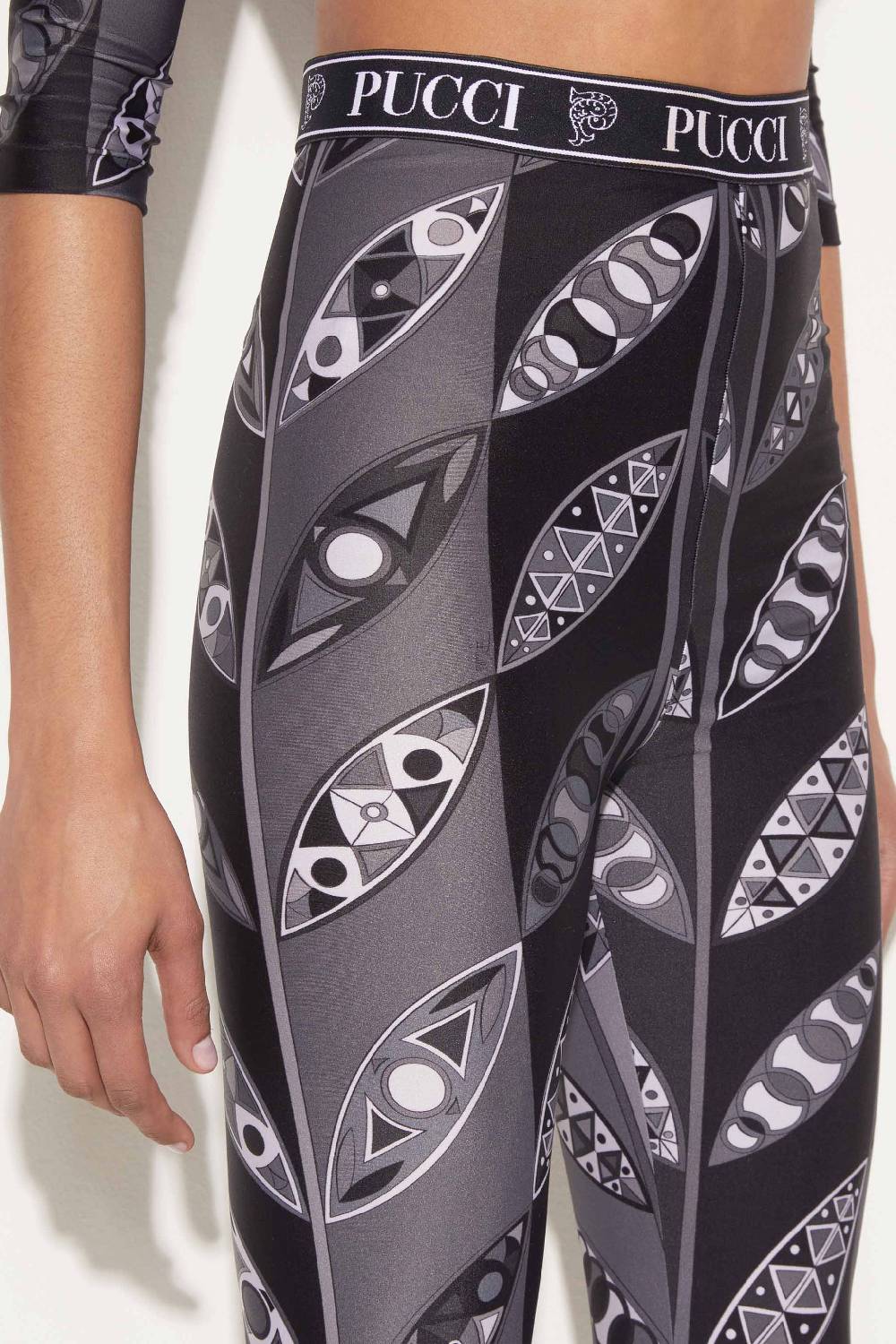 Pucci Leggings con stampa Girandole Esporta salva