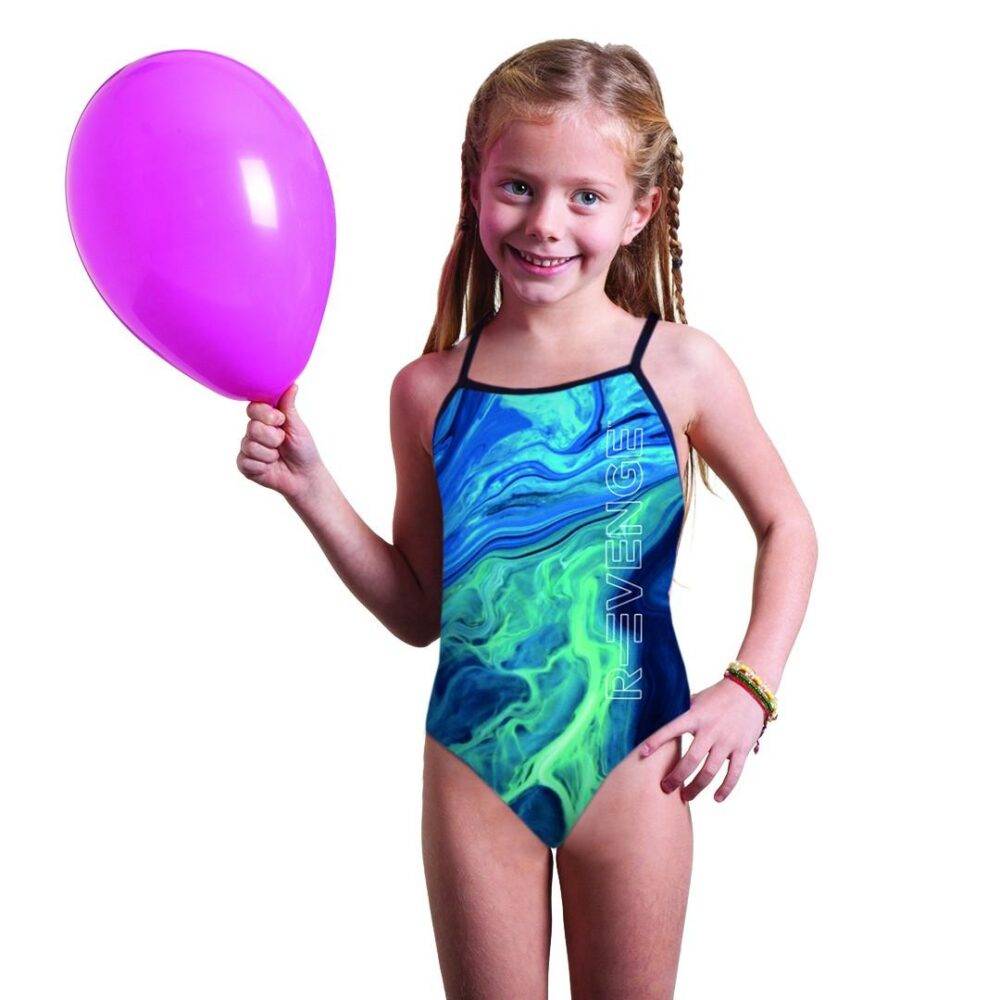 R Evenge Costume Endurance Intero Sea Blue In Linea
