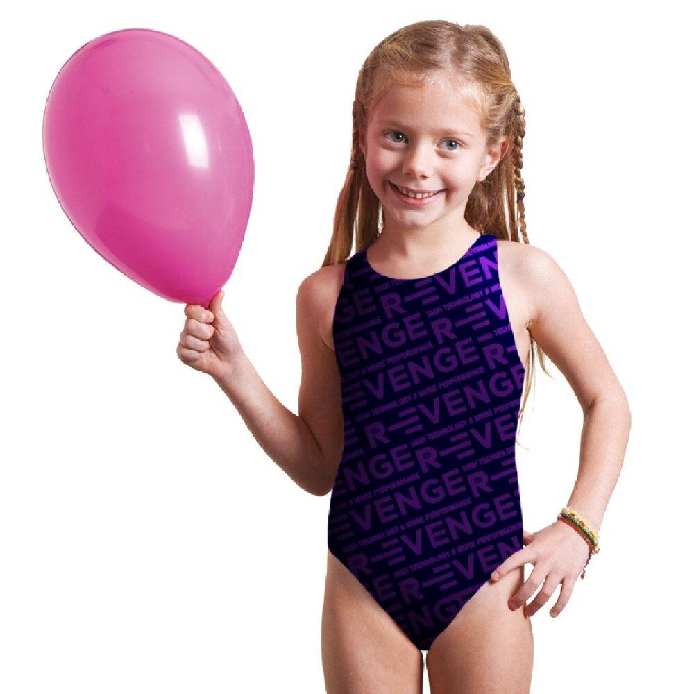 R Evenge Costume Classico Intero Revenge Nero Viola Nuovo
