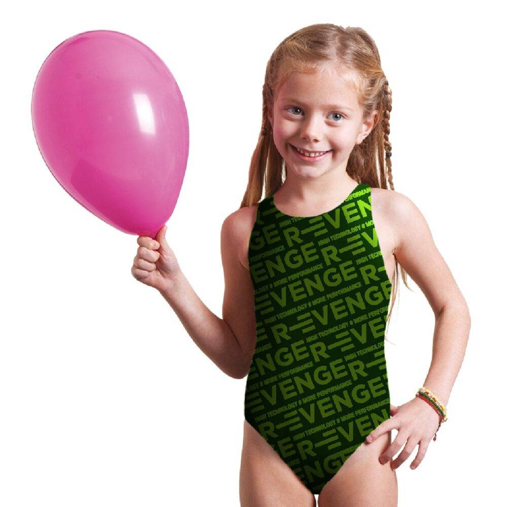 R Evenge Costume Classico Intero Revenge Nero Verde Acido Vendita