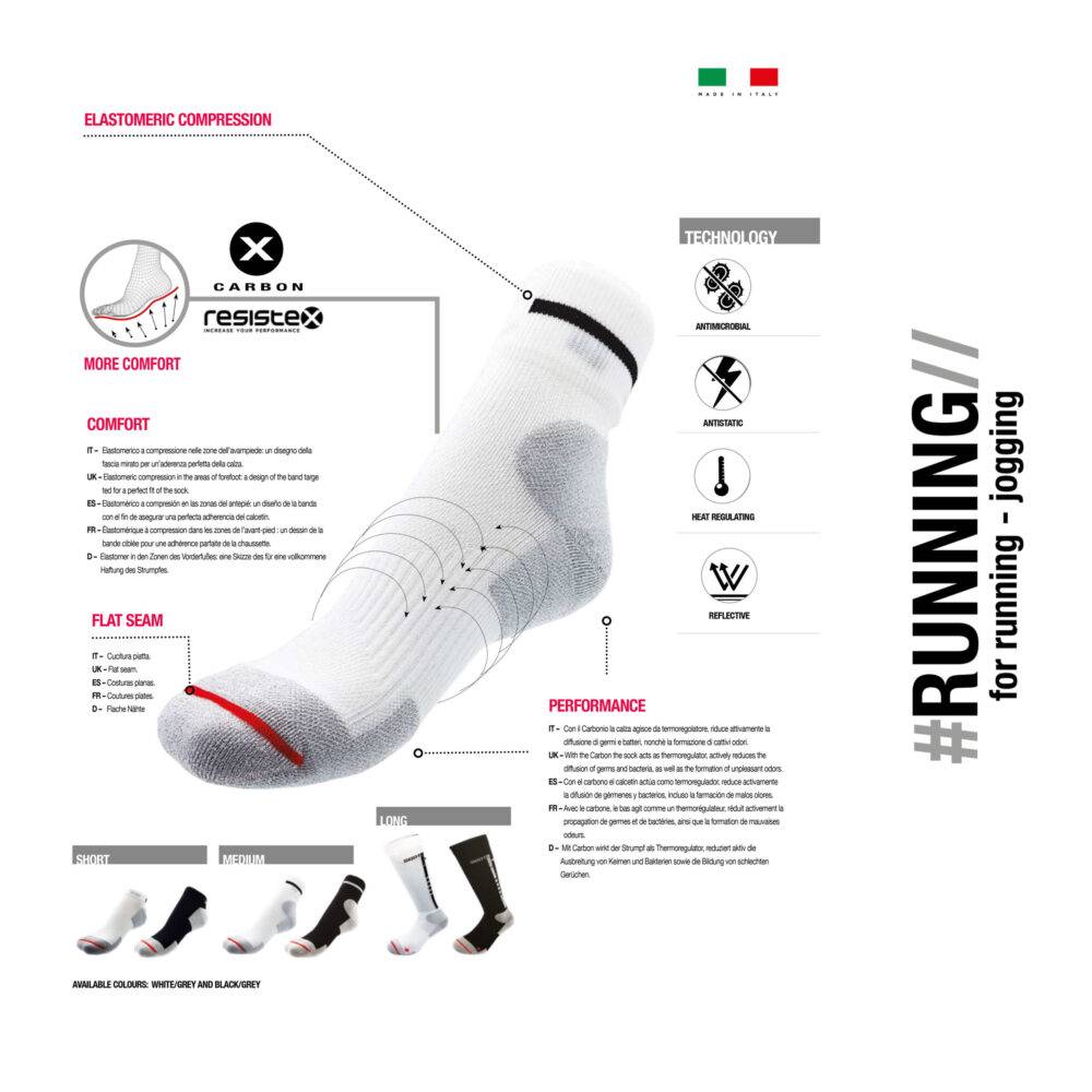R Evenge Calza Running Lunga Offerta