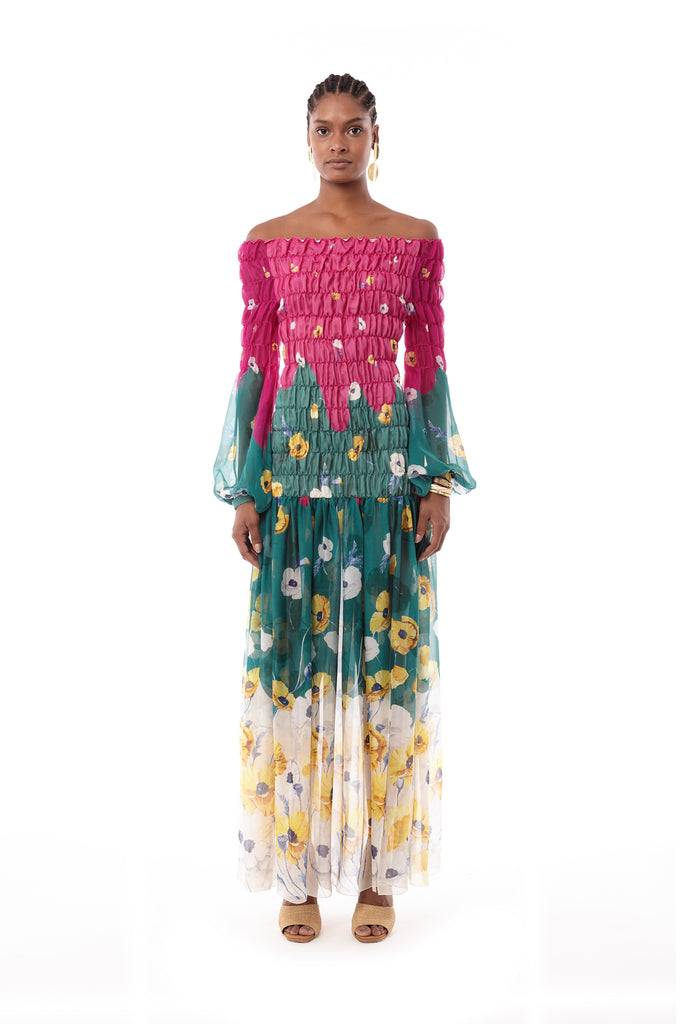 Raquel Diniz HANNAH LONG DRESS In Vendita