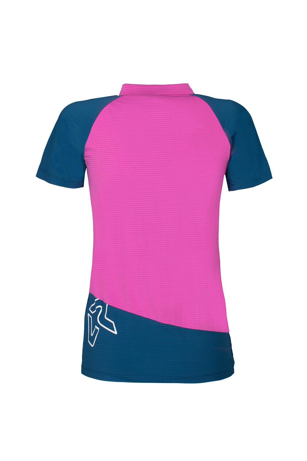 Rock Experience Merlin SS HZ maglia t-shirt half zip donna Esporta salva