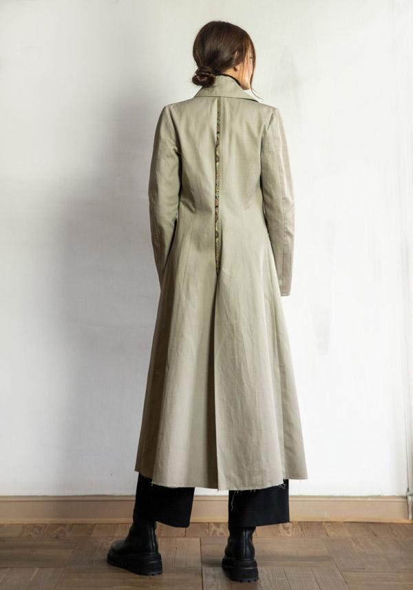 Rose & Lini IBRIGU COTTON TRENCH COAT “055” TAUPE Hotsell