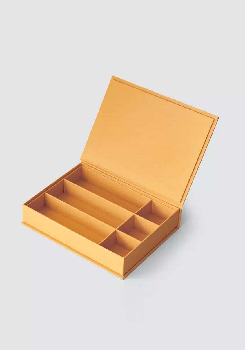 Rose & Lini PRINTWORKS “PRECIOUS THINGS” STORAGE BOX YELLOW Sconto