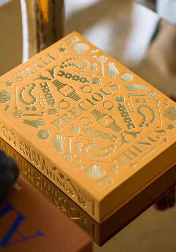 Rose & Lini PRINTWORKS “PRECIOUS THINGS” STORAGE BOX YELLOW Sconto
