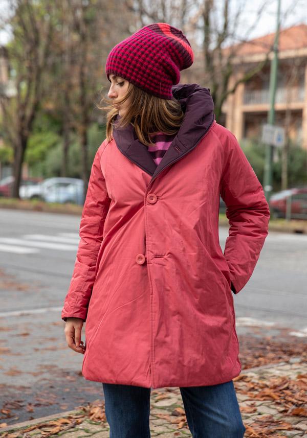 Rose & Lini OOF WEAR REVERSIBLE “JACKET 9410” BORDEAUX & FUCSIA Nuova