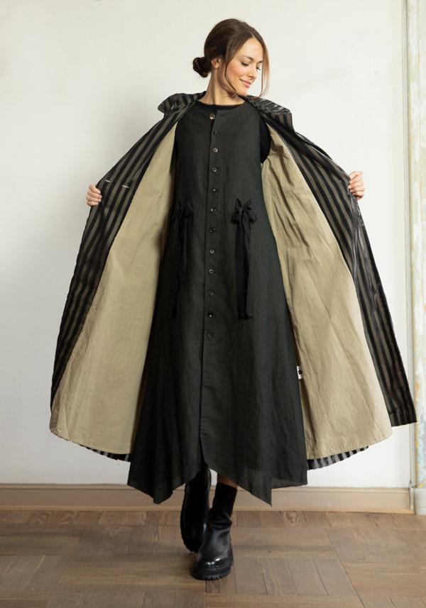 Rose & Lini A TENTATIVE ATELIER COTTON “JOSEPH” OLIVE COAT Italia