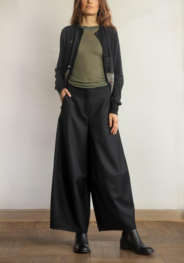 Rose & Lini MAJESTIC MODAL & CASHMERE “COL ROND 891” KAKI T-SHIRT Prezzo Ridotto