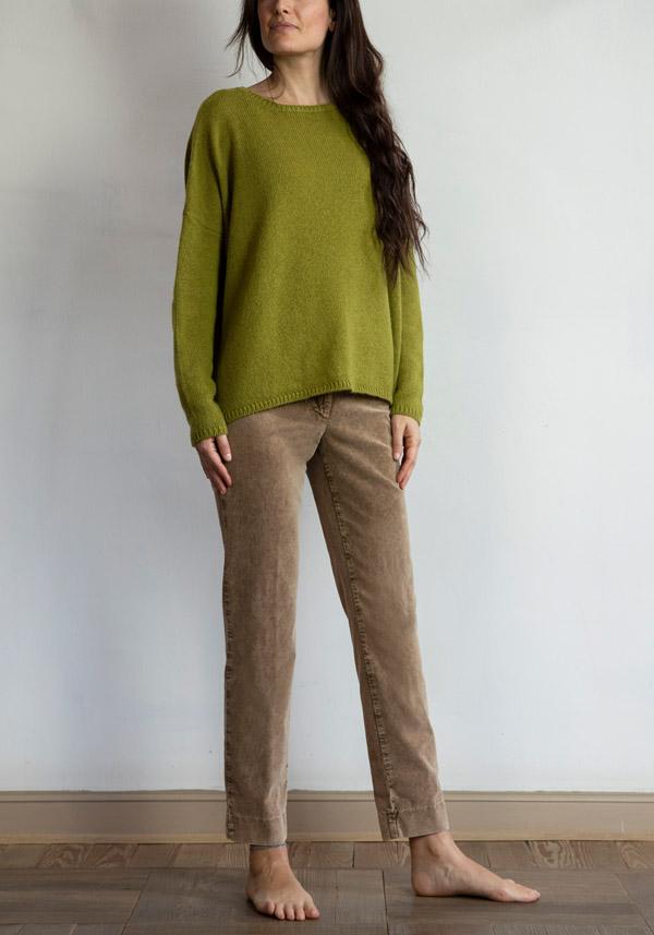 Rose & Lini ROSE & LINI CORDUROY “SICILIA” CAMEL PANTS Sottocosto