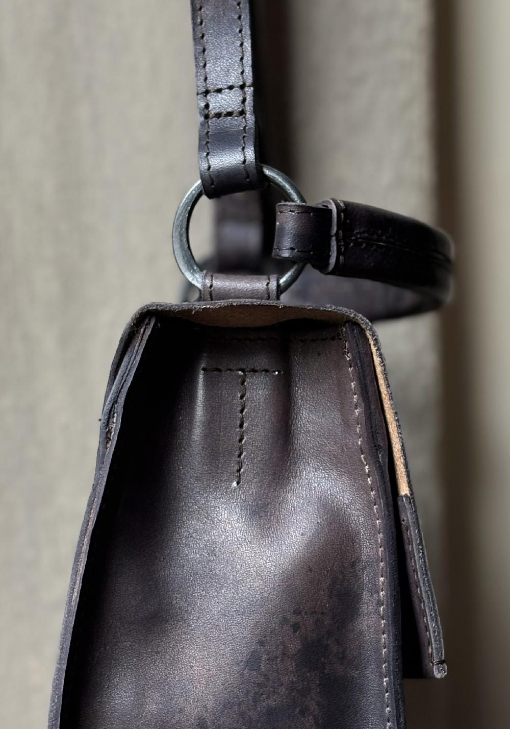 Rose & Lini TAGLIOVIVO EARTH LEATHER “SHOULDER MINI” BAG In Linea