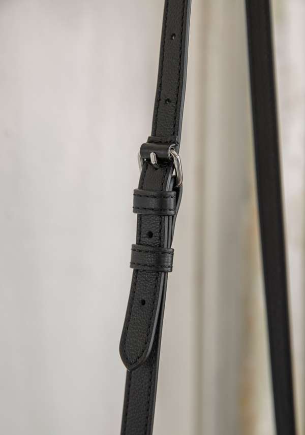 Rose & Lini JÉRÔME DREYFUSS “HELMUT S” BLACK LEATHER BAG Pezzi Unici