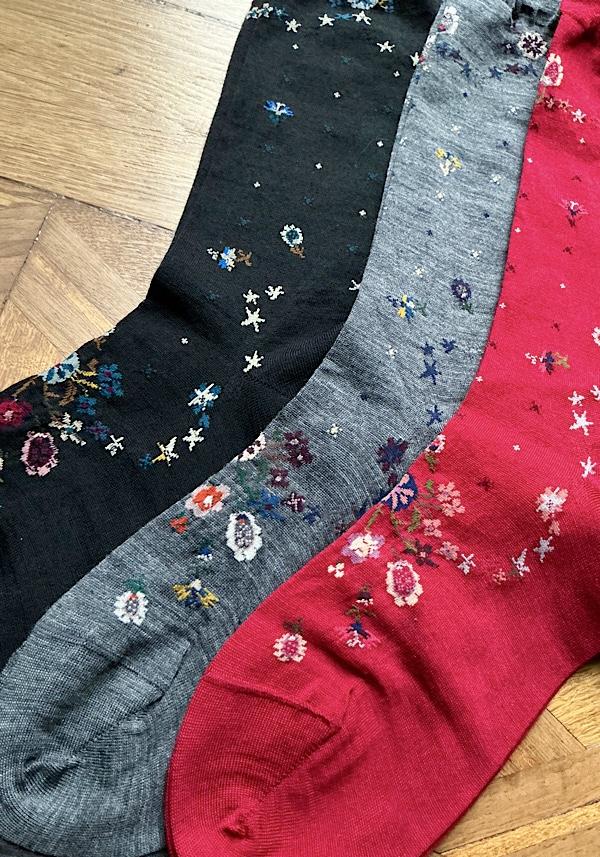 Rose & Lini ANTIPAST WOOL “HELLO ANGEL” KT-170S SOCKS RED Saldi